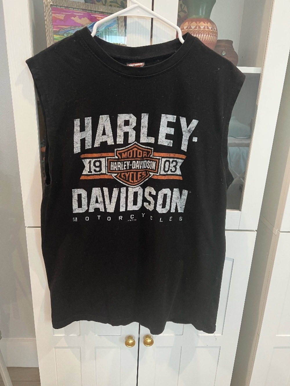 Harley Davidson's Men's Sleeveless Shirt, Size XL